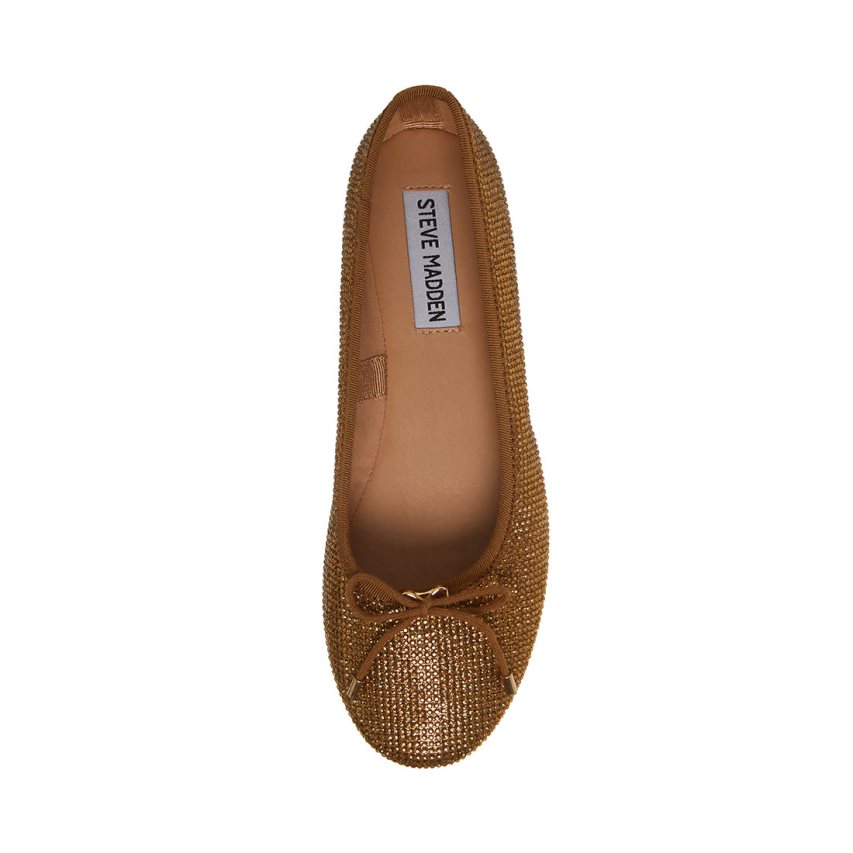 Brown Steve Madden Blossoms-r Women's Ballet Flats | PH 5293CIF